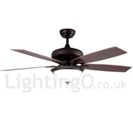 Ventilador de teto vintage Country Retro Rustic Lodge de 52"