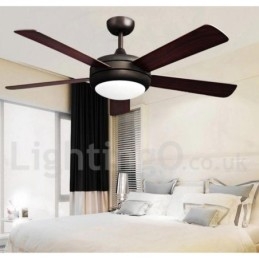 Ventilador de teto vintage estilo europeu de 52"