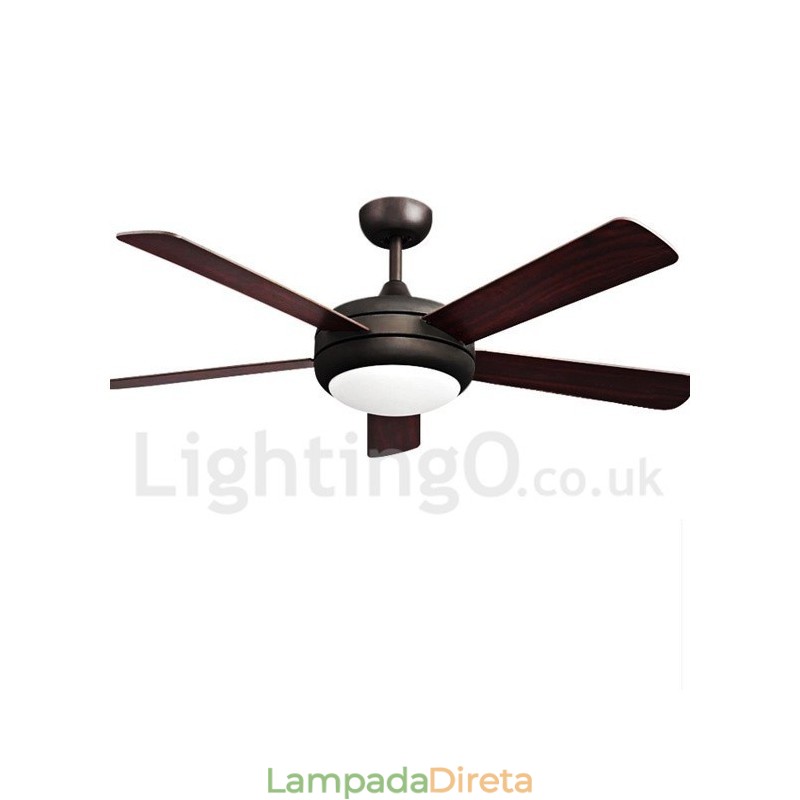 Ventilador de teto vintage estilo europeu de 52"