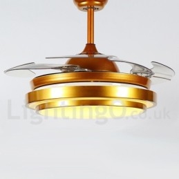 Ventilador de teto moderno contemporâneo estilo europeu de 36"
