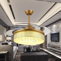 Ventilador de teto moderno contemporâneo estilo europeu de 36"