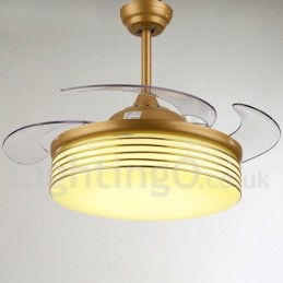 Ventilador de teto moderno contemporâneo estilo europeu de 36"
