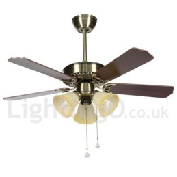 Ventilador de teto moderno contemporâneo de 42"