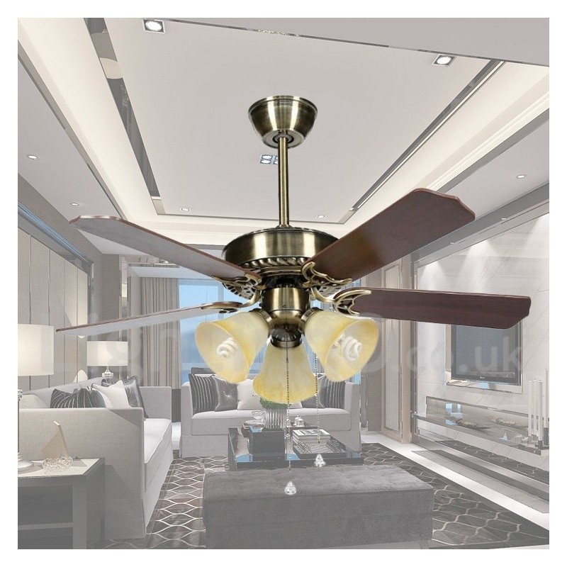 Ventilador de teto moderno contemporâneo de 42"