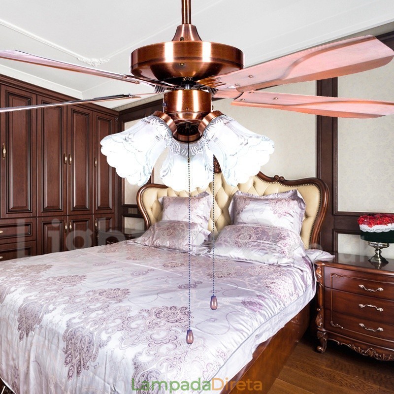 Ventilador de teto moderno contemporâneo de 42"