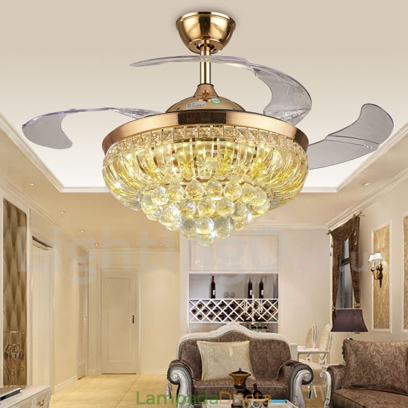 Ventilador de teto moderno contemporâneo estilo europeu de 42"