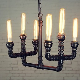 Lustre Mini Estilo Rústico Lodge Retro Metal