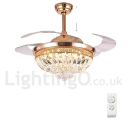 Ventilador de teto moderno contemporâneo estilo europeu de 42"