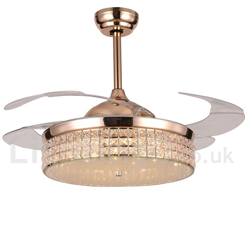 Ventilador de teto moderno contemporâneo estilo europeu de 42"