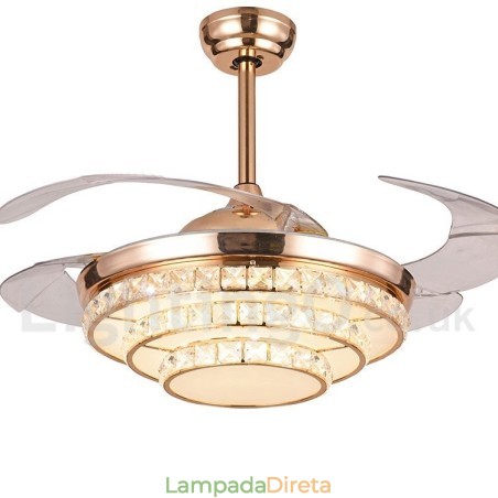 Ventilador de teto moderno contemporâneo estilo europeu de 42" Ventilador de teto moderno contemporâneo estilo europeu de 42"