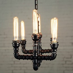 Lustre Mini Estilo Rústico Lodge Retro Metal