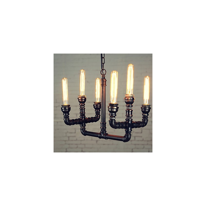 Lustre Mini Estilo Rústico Lodge Retro Metal