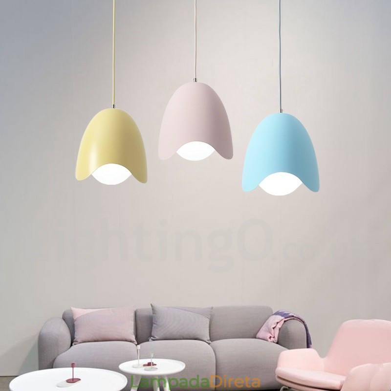 Exposição de iluminação de aço contemporânea moderna Luz pendente
