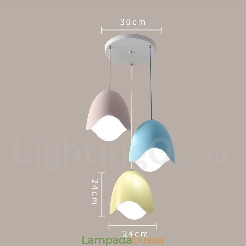 Exposição de iluminação de aço contemporânea moderna Luz pendente