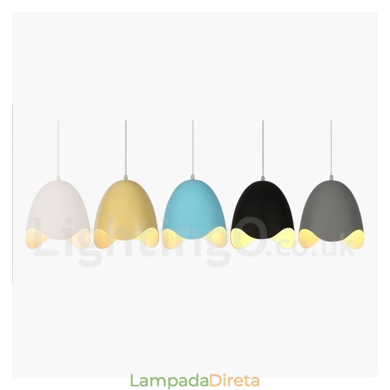 Exposição de iluminação de aço contemporânea moderna Luz pendente