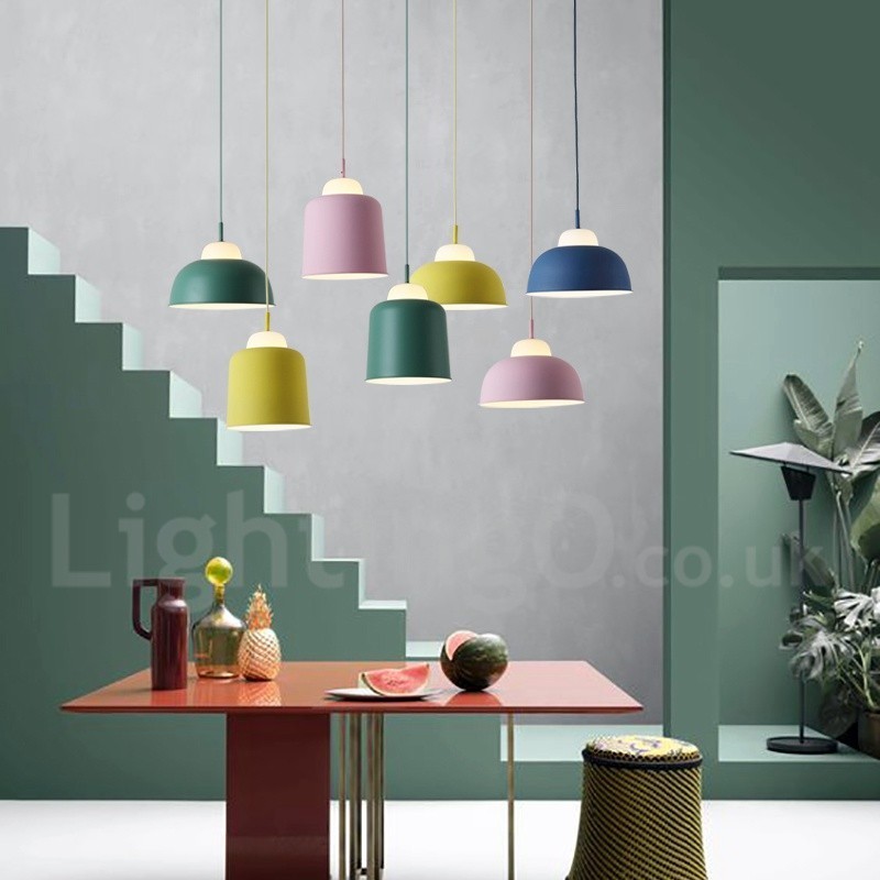 Loja de exposição de iluminação de aço contemporânea moderna Luz pendente