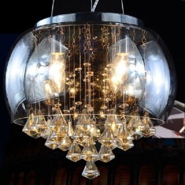 Loja de iluminação de cristal contemporânea moderna Luz pendente