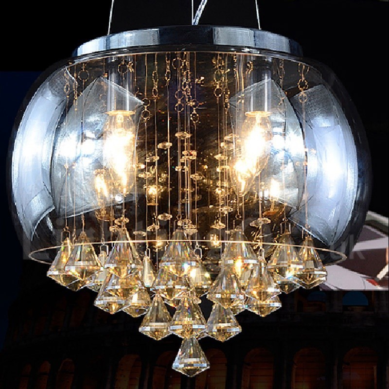 Loja de iluminação de cristal contemporânea moderna Luz pendente