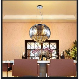 Loja de iluminação de cristal contemporânea moderna Luz pendente