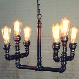 Lustre Mini Estilo Rústico Lodge Retro Metal