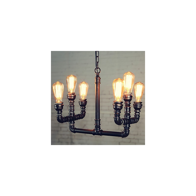 Lustre Mini Estilo Rústico Lodge Retro Metal