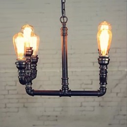 Lustre Mini Estilo Rústico Lodge Retro Metal