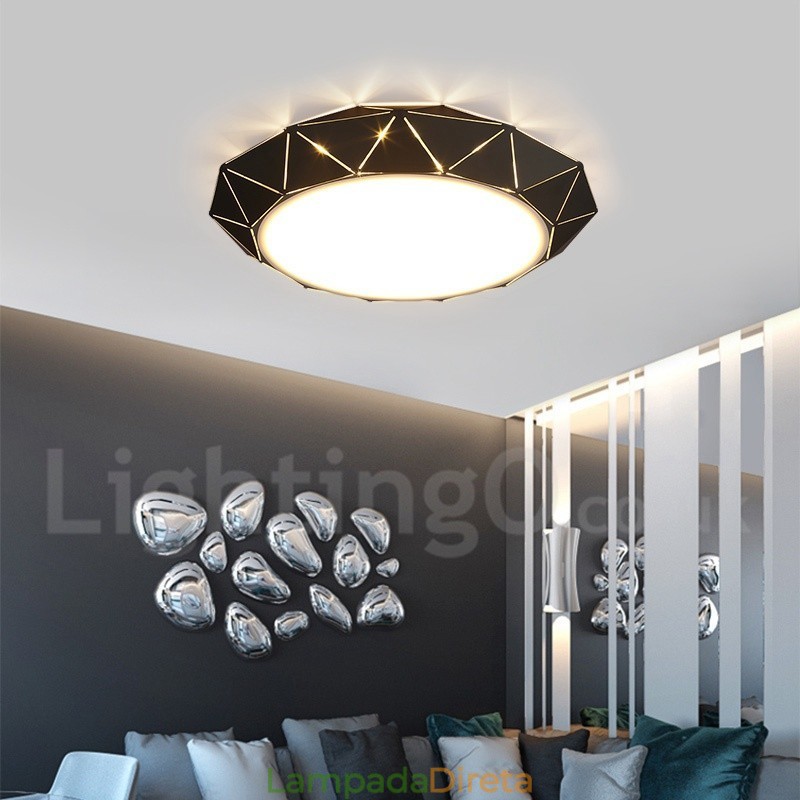 Loja de iluminação de aço contemporânea moderna Luz de teto