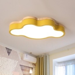 Macaron Multicolor Moderno Contemporâneo Aço Flush Madeira Luz de Teto