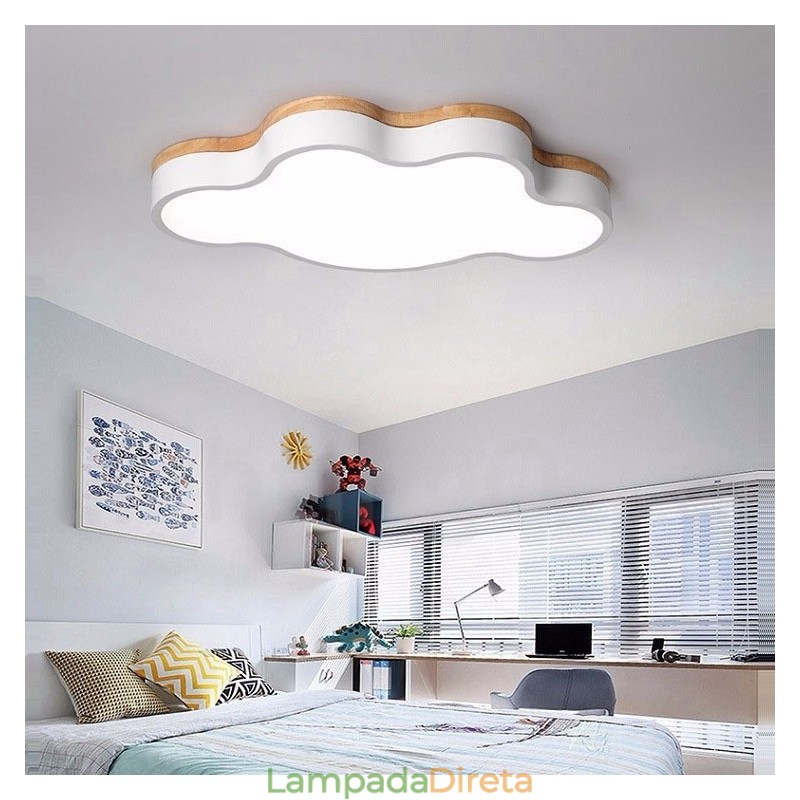 Macaron Multicolor Moderno Contemporâneo Aço Flush Madeira Luz de Teto