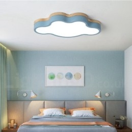 Macaron Multicolor Moderno Contemporâneo Aço Flush Madeira Luz de Teto