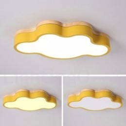 Macaron Multicolor Moderno Contemporâneo Aço Flush Madeira Luz de Teto
