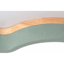 Macaron Multicolor Moderno Contemporâneo Aço Flush Madeira Luz de Teto