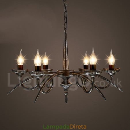 Loja de iluminação de aço estilo industrial, lustre pendente, luz Loja de iluminação de aço estilo industrial, lustre pendente, luz