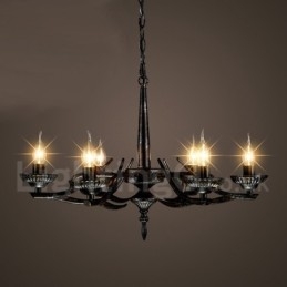 Loja de iluminação de aço estilo industrial, lustre pendente, luz