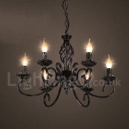 Loja de iluminação de aço estilo industrial, lustre pendente, luz