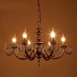 Loja de iluminação de aço estilo industrial, lustre pendente, luz