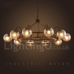 Loja de iluminação de aço estilo industrial, lustre pendente, luz