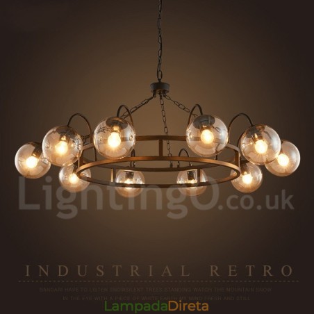 Loja de iluminação de aço estilo industrial, lustre pendente, luz Loja de iluminação de aço estilo industrial, lustre pendente, luz