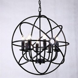 Mini Estilo Lustre Pingente Luz Moderna Contemporânea Tradicional Clássico Rústico Lodge Retro Lanterna Country Globe