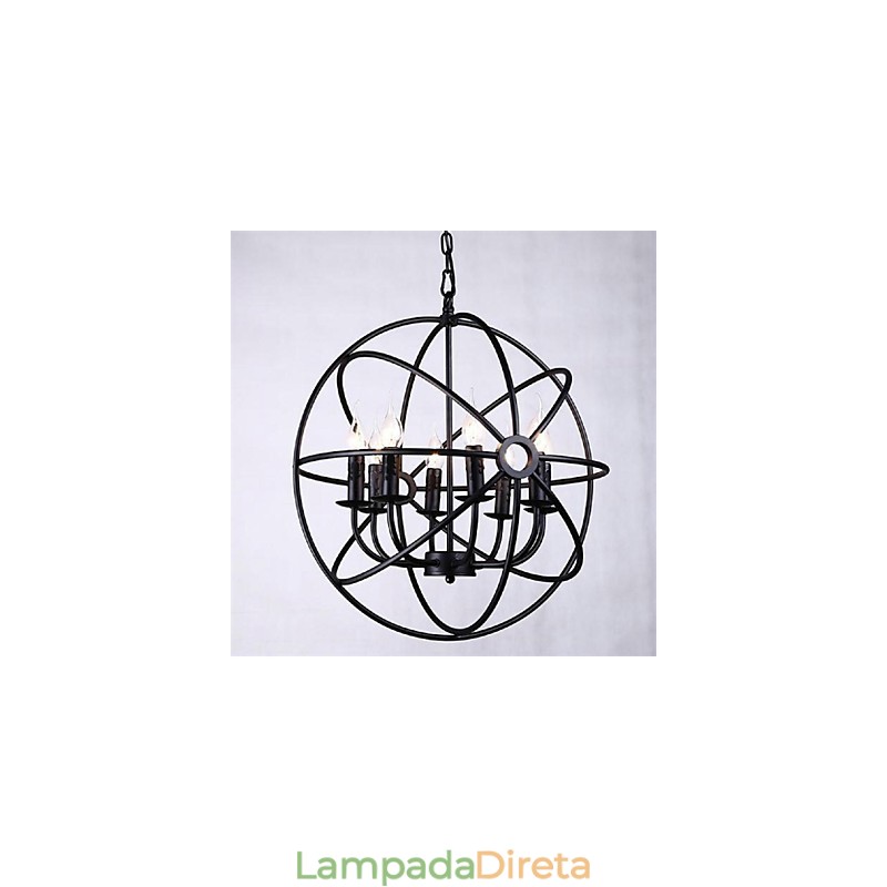 Mini Estilo Lustre Pingente Luz Moderna Contemporânea Tradicional Clássico Rústico Lodge Retro Lanterna Country Globe