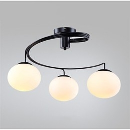 Luminárias pendentes modernas contemporâneas de metal