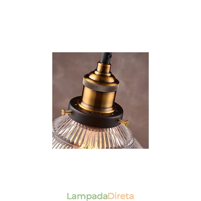 Lustre Mini Estilo Moderno Contemporâneo Metal
