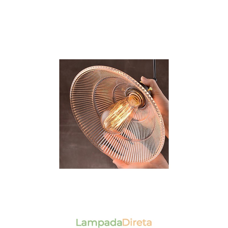 Lustre Mini Estilo Moderno Contemporâneo Metal