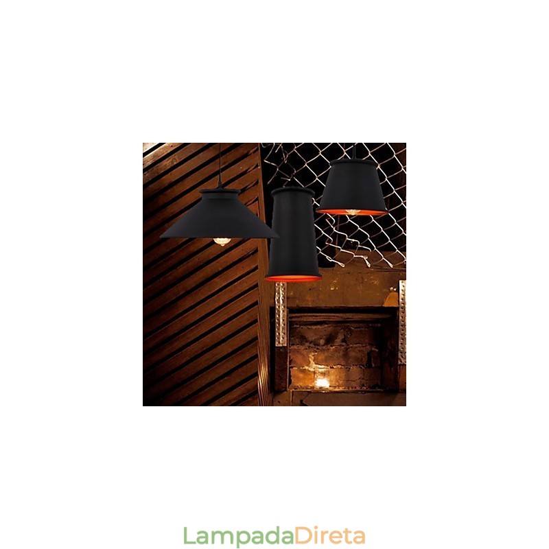 Lustre Mini Estilo Moderno Contemporâneo Metal 3 Luzes Pendentes