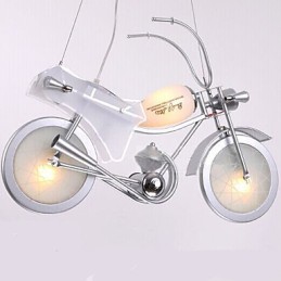 Lâmpada de motocicleta Iluminação de desenho animado Lâmpada de menino Lâmpadas infantis