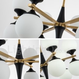 Nordic 12 Lâmpadas de Iluminação Lustre Luzes Magic Bean Lâmpada Criativa Lâmpadas