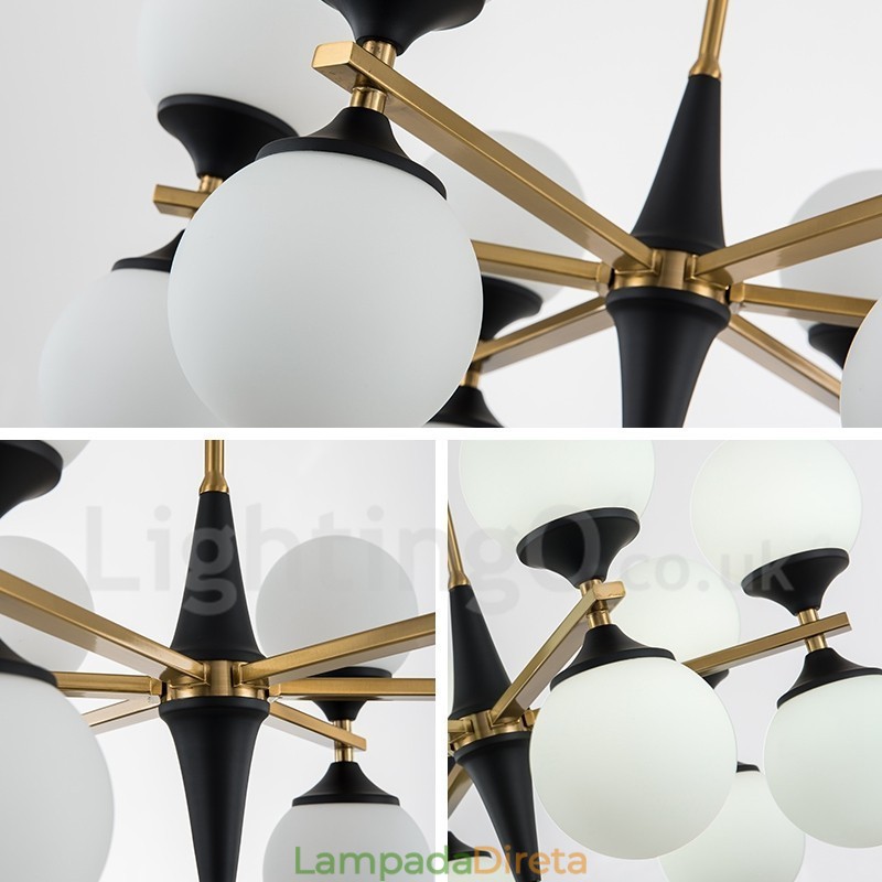 Nordic 12 Lâmpadas de Iluminação Lustre Luzes Magic Bean Lâmpada Criativa Lâmpadas