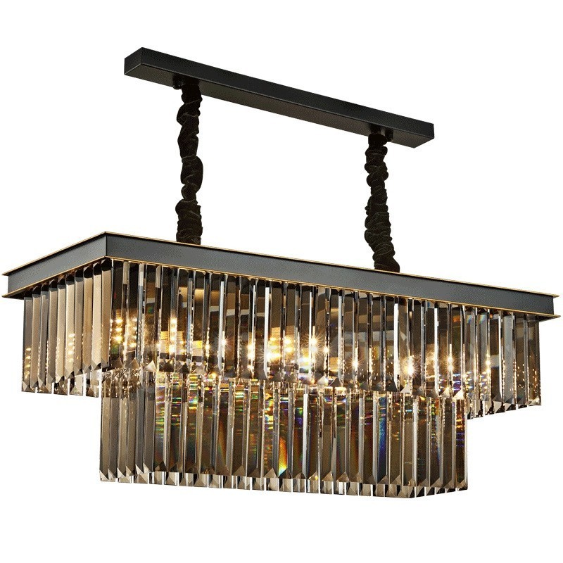 Retro Cristal Pendant Light Café Salão de Exibição