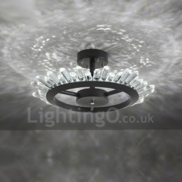 Luzes de teto de cristal contemporâneas modernas