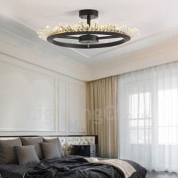 Luzes de teto de cristal contemporâneas modernas
